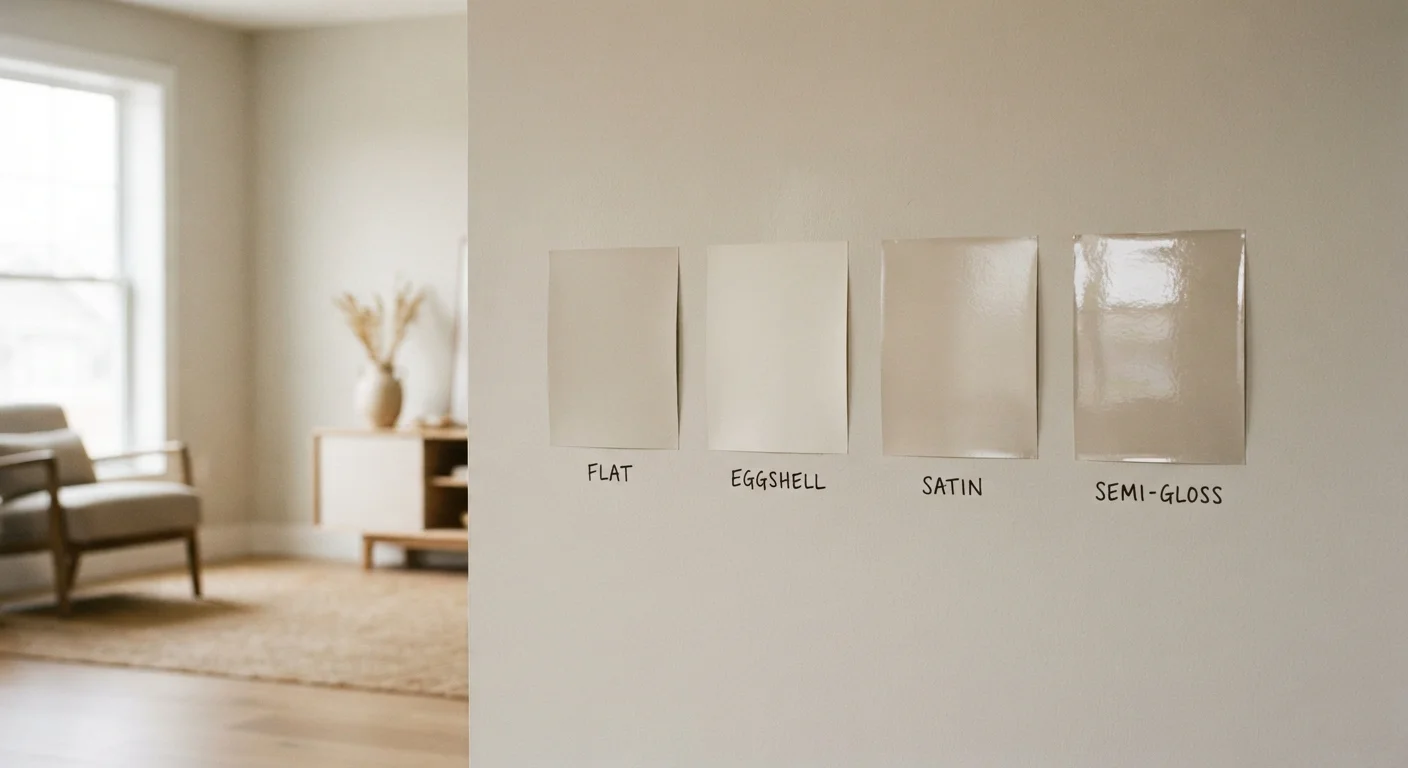 Interior Paint Finishes Explained: Matte, Eggshell, Satin, and Beyond