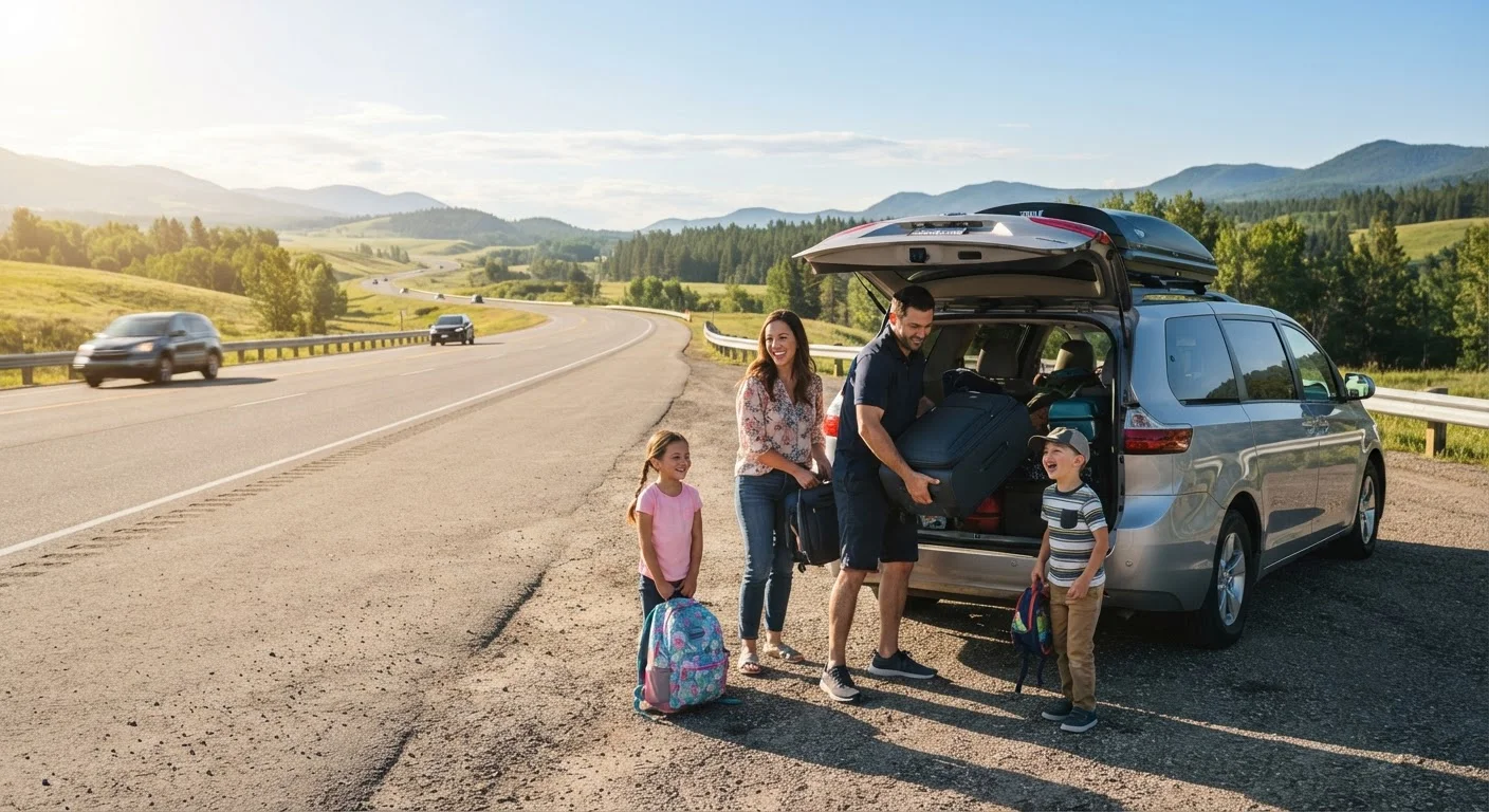 Road Trip vs. Flying: Mapping the Real Costs for a Family of Four